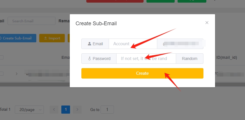 Mailbox Management-Add Sub-Mailbox
